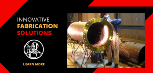 Innovative Fabrication Solutions Learn More with image of welder